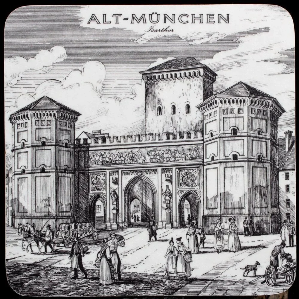 Vintage Alt-München Coasters By Schuberth  Set Of 4 - Picture 4 of 8